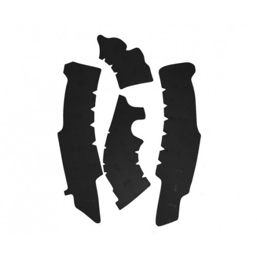 PROTEÇÕES DE CHASSIS GOMA DE BORRACHA VIBRAM YAMAHA YZ-F 450 2010 - 2013 PRETO